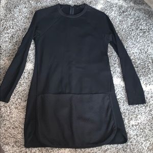 Black Zara mini-dress / Tunic long sleeve top